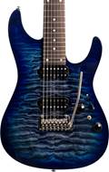 Ibanez AZ427P2QM 7 String Twilight Blue Burst (Nearly New) #240318605