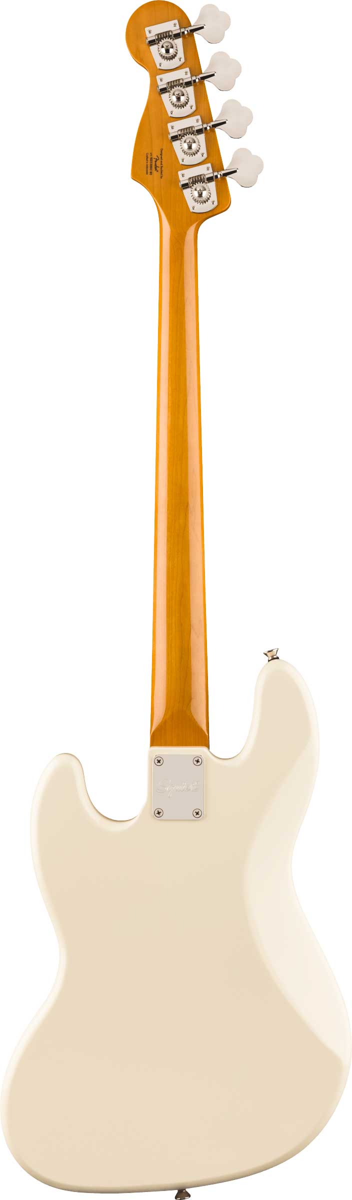 Squier Limited Edition Classic Vibe Mid-'60s Jazz Bass Laurel Fingerboard Tortoiseshell Pickguard Olympic White