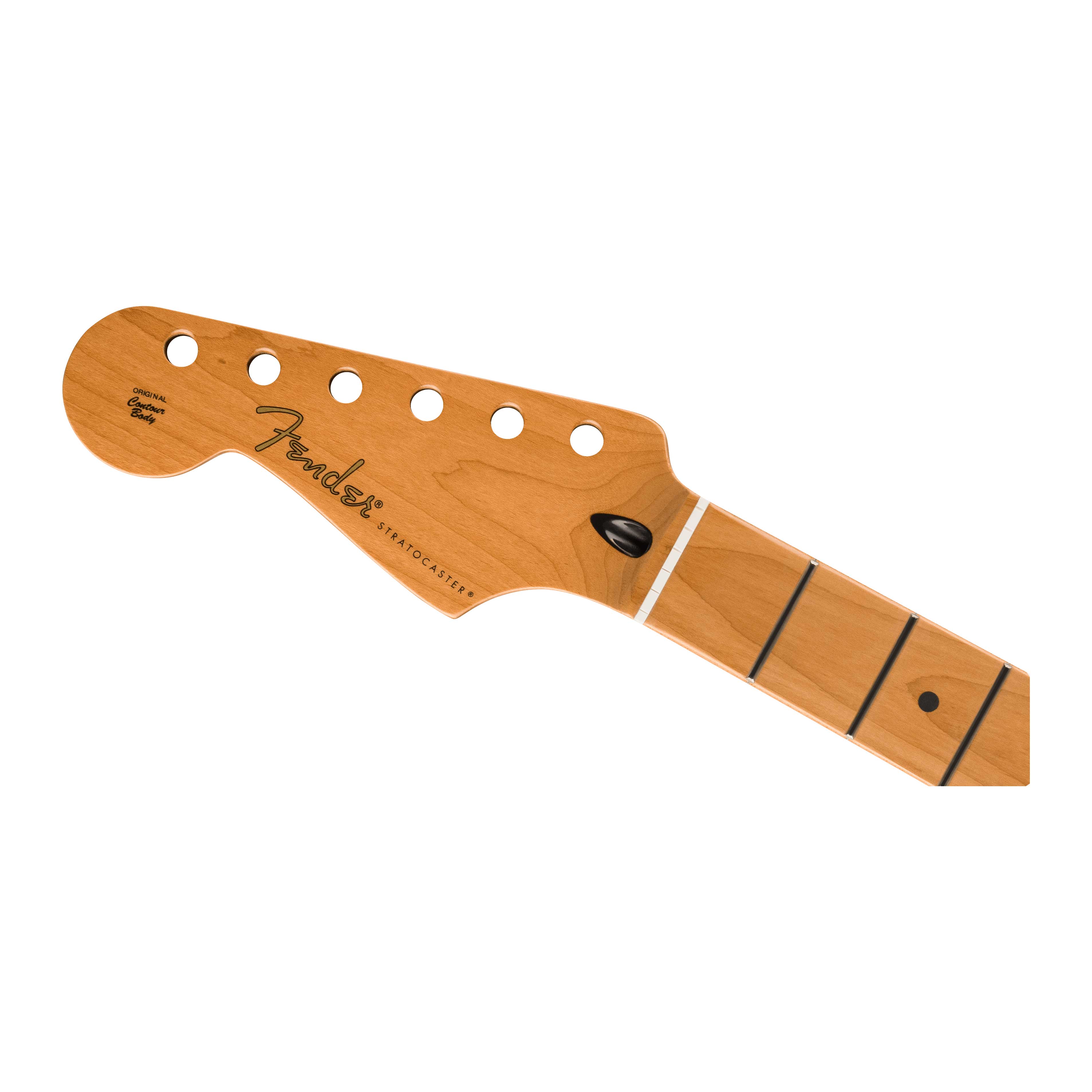 Fender Satin Roasted Maple Stratocaster Left Handed Neck 22 Jumbo Frets 12 Inch Maple Flat Oval Shape