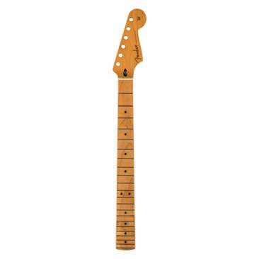 Fender Satin Roasted Maple Stratocaster Neck 22 Jumbo Frets 12 Inch Maple Flat Oval Shape