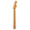 Fender Satin Roasted Maple Stratocaster Neck 22 Jumbo Frets 12 Inch Maple Flat Oval Shape Front View