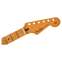 Fender Satin Roasted Maple Stratocaster Neck 22 Jumbo Frets 12 Inch Maple Flat Oval Shape Front View