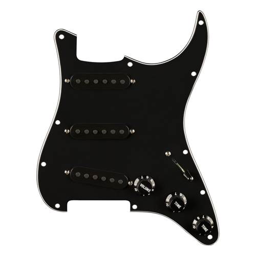 Fender Pre-Wired Strat Pickguard Pure Vintage '65 With RWRP Midde Parchment 11 Hole PG