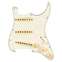 Fender Pre-Wired Strat Pickguard Pure Vintage '59 With RWRP Midde Parchment 11 Hole PG Front View
