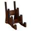 Fender Deluxe Wooden 3-Tier Multi Stand Front View