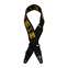 Fender Swell Neoprene Strap Black/Yellow/Brown Mono 2.5 Inch Front View