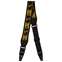 Fender Swell Neoprene Strap Black/Yellow/Brown Mono 2.5 Inch Front View