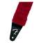 Fender Poodle Plush Strap Red Front View