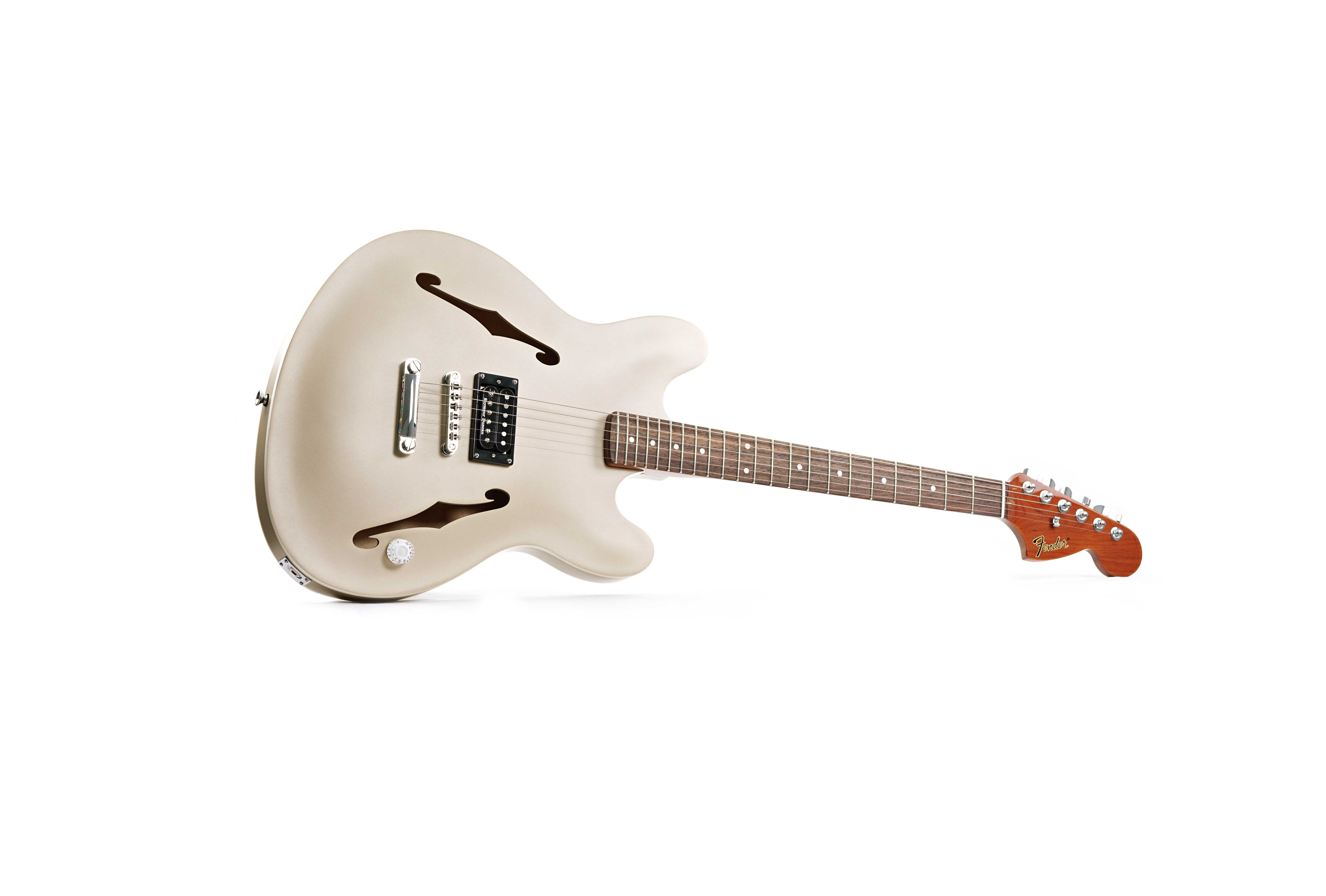 Fender Tom DeLonge Starcaster Rosewood Fingerboard Satin Shoreline Gold