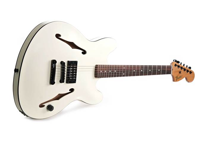 Fender Tom DeLonge Starcaster Rosewood Fingerboard Satin Olympic White (Ex-Demo) #ISFH24000131 Fender Tom DeLonge Starcaster Rosewood Fingerboard Satin Olympic White (Ex-Demo) #ISFH24000131