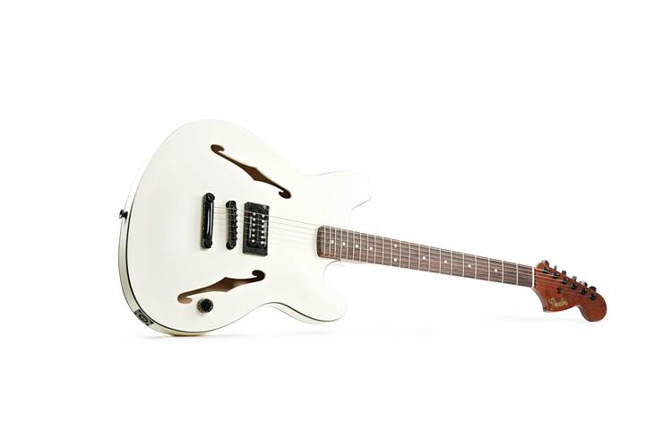 Fender Tom DeLonge Starcaster Rosewood Fingerboard Satin Olympic White Fender Tom DeLonge Starcaster Rosewood Fingerboard Satin Olympic White