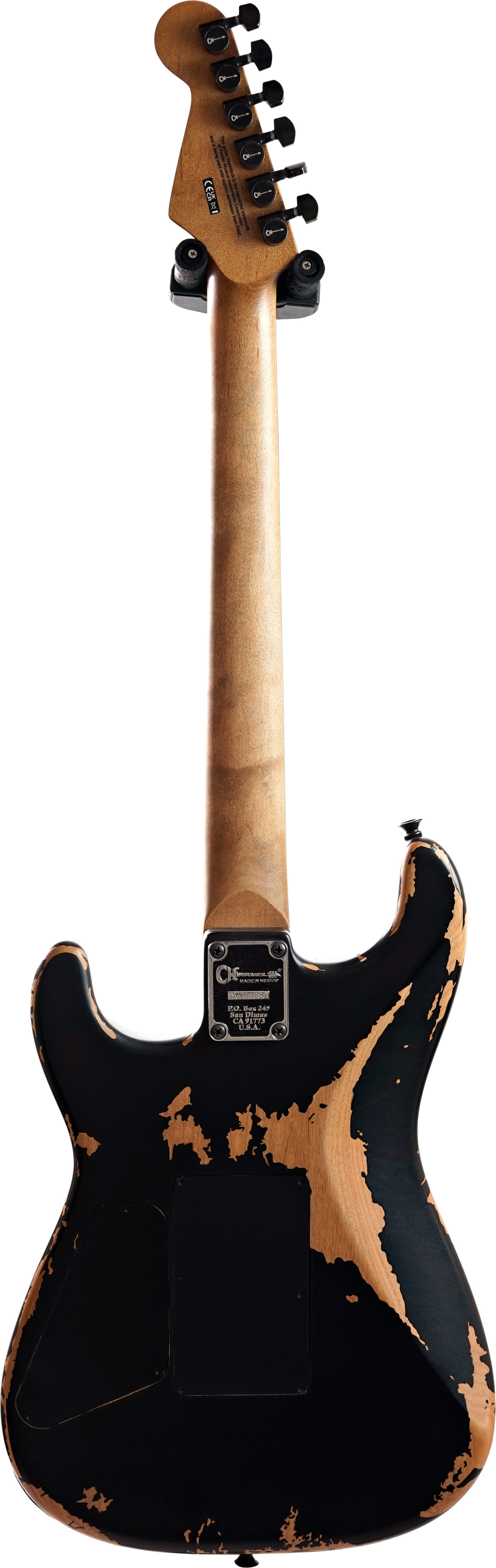 Charvel Pro Mod Relic San Dimas HH Floyd Weathered Black (Nearly New) #MC241880