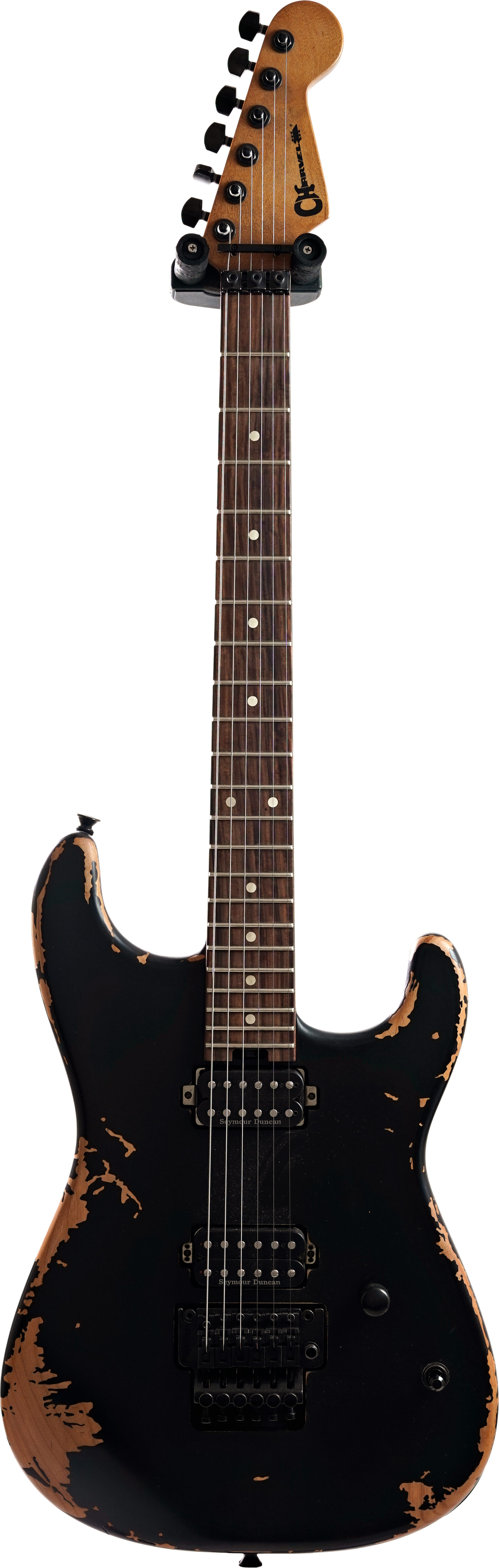 Charvel Pro Mod Relic San Dimas HH Floyd Weathered Black (Nearly New) #MC241880