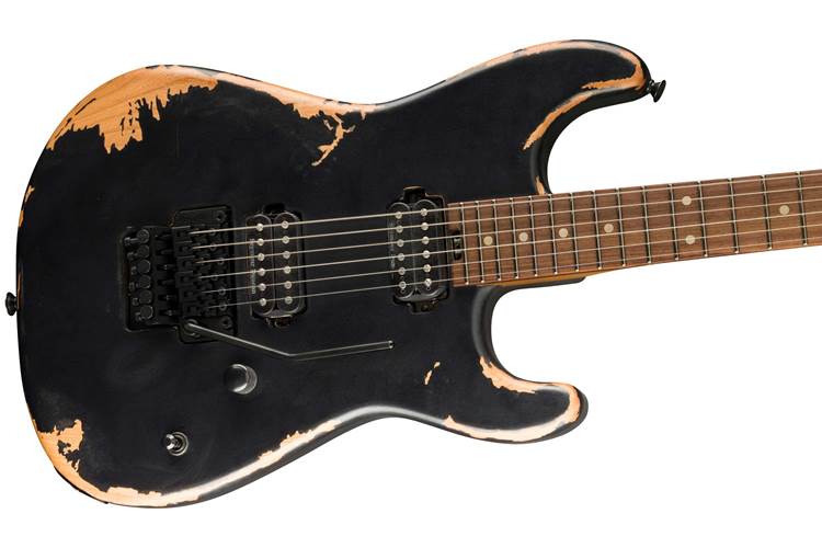 Charvel Pro Mod Relic San Dimas HH Floyd Weathered Black Charvel Pro Mod Relic San Dimas HH Floyd Weathered Black