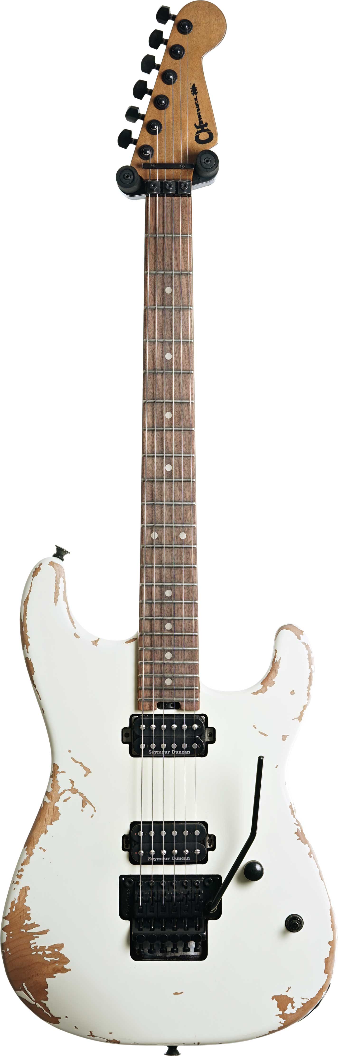 Charvel Pro Mod Relic San Dimas HH Floyd Weathered White (Nearly New) #MC233549
