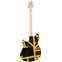 EVH Wolfgang Special Black / Yellow Satin Back View