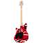 EVH Wolfgang Special Red / Black / White Satin Back View
