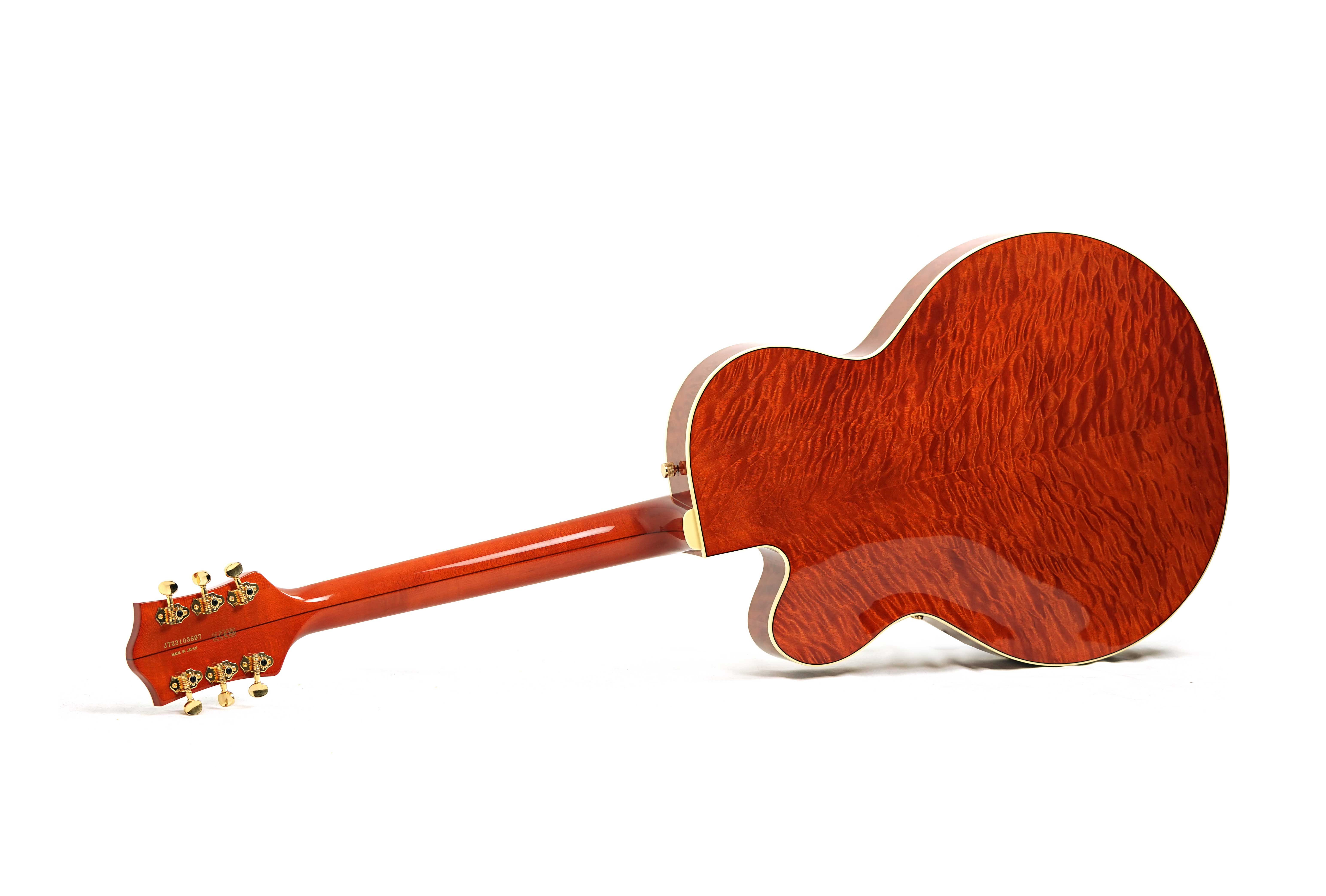 Gretsch G6120TGQM-56 Limited Edition Chet Round Up Orange #JT23103897