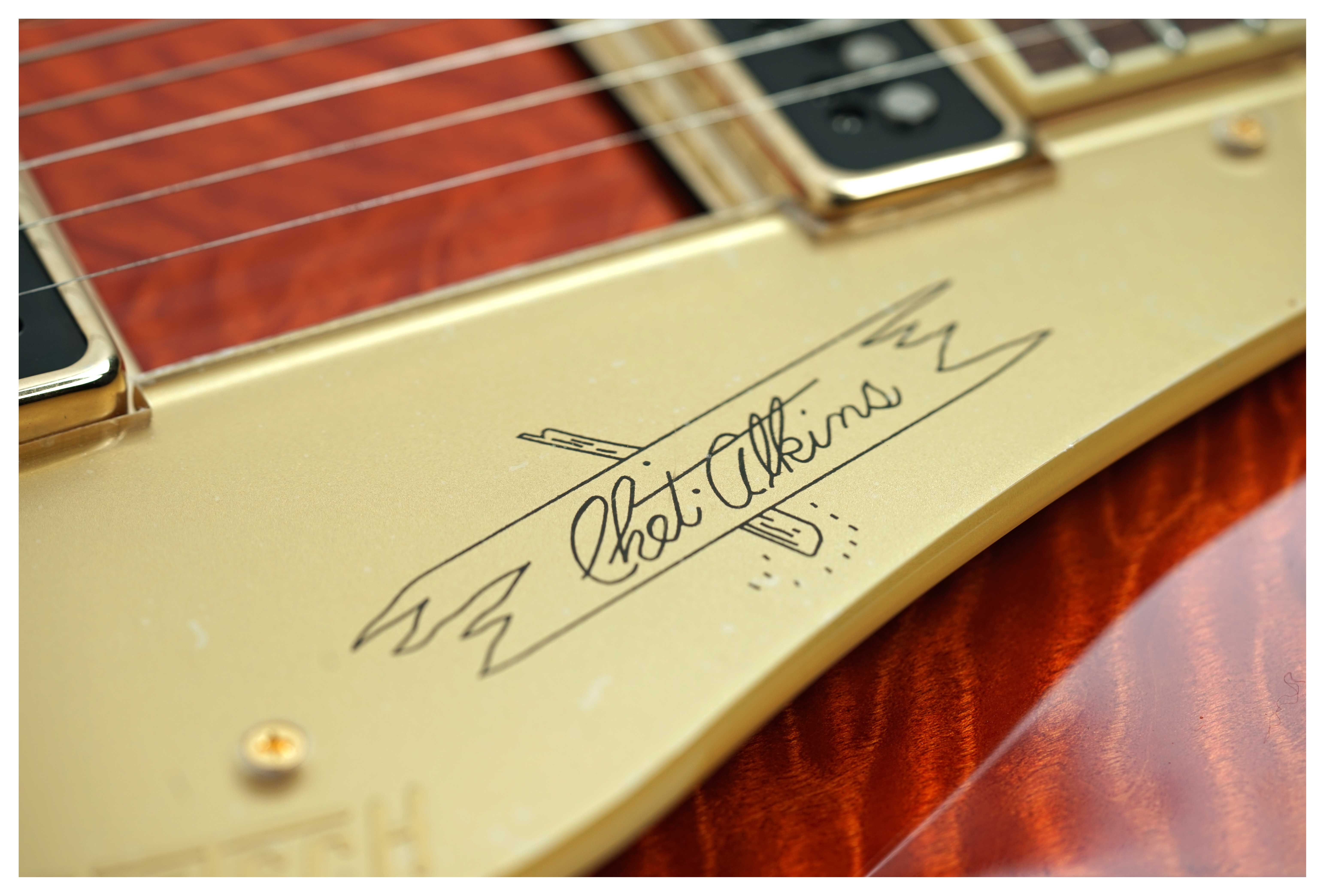 Gretsch G6120TGQM-56 Limited Edition Chet Round Up Orange #JT23103897