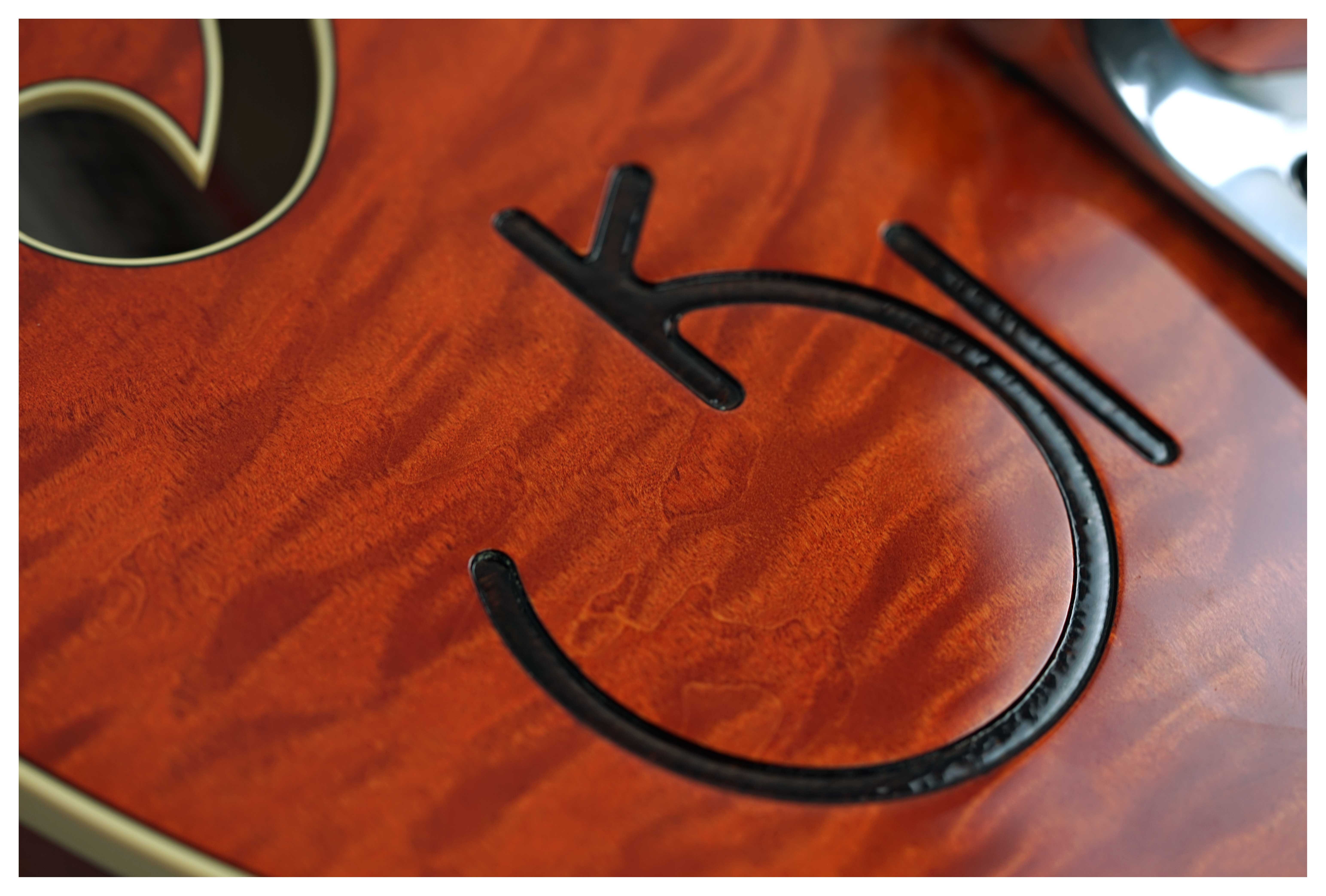 Gretsch G6120TGQM-56 Limited Edition Chet Round Up Orange #JT23103897