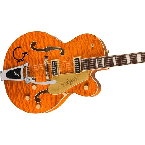 Gretsch G6120TGQM-56 Limited Edition Chet Atkins Roundup Orange Gretsch G6120TGQM-56 Limited Edition Chet Atkins Roundup Orange