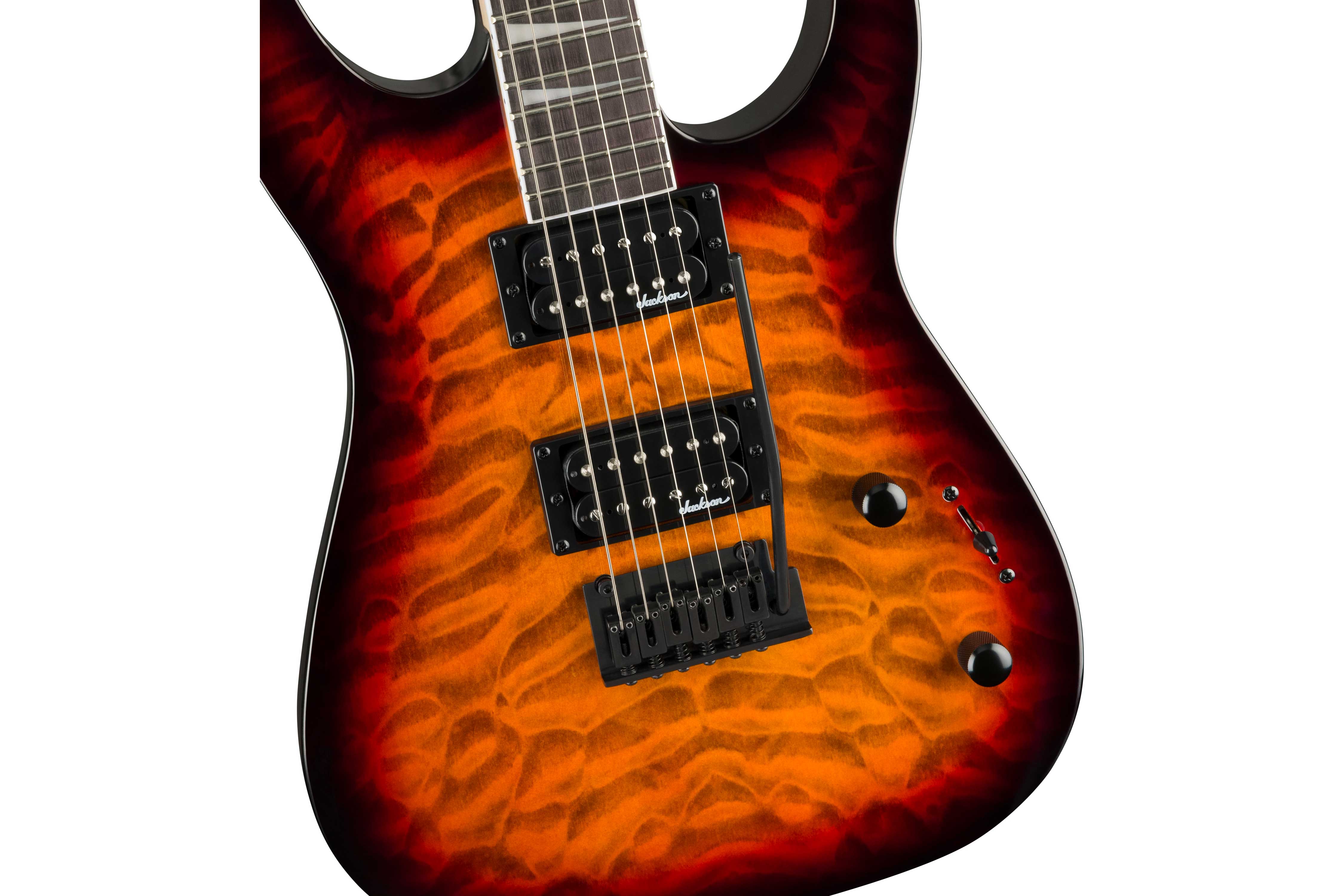 Jackson JS Series Dinky JS20 DKQ Transparent Tobacco Burst