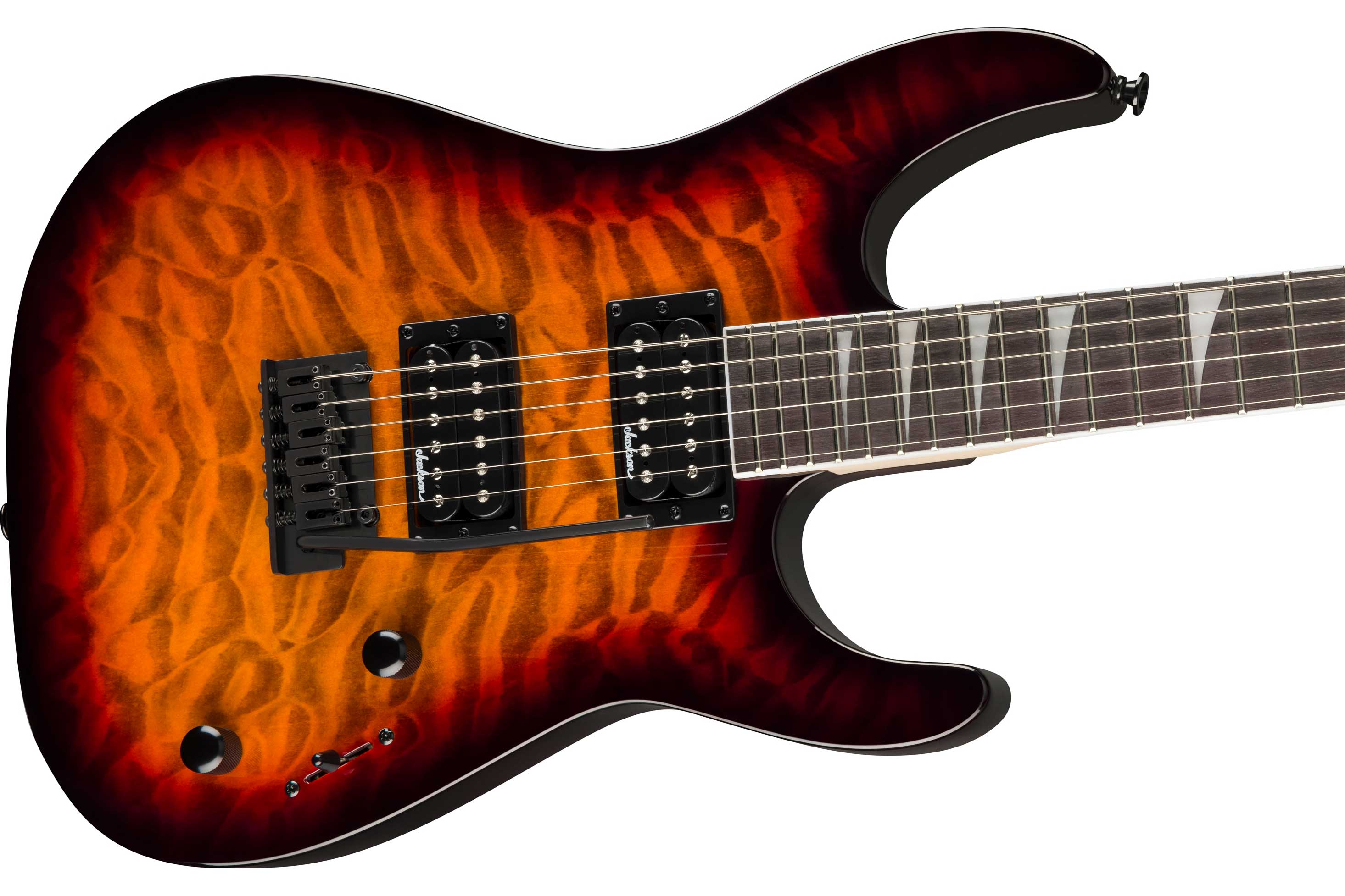 Jackson JS Series Dinky JS20 DKQ Transparent Tobacco Burst