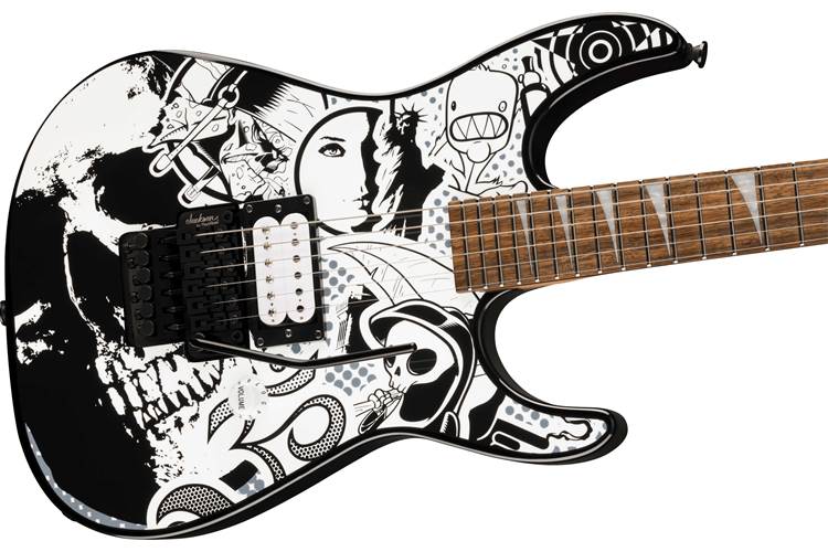 Jackson X Series DK1 Skull Kaos Jackson X Series DK1 Skull Kaos