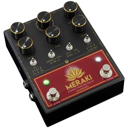 Walrus Audio Meraki Analog Stereo Analog Dual Delay Pedal Walrus Audio Meraki Analog Stereo Analog Dual Delay Pedal