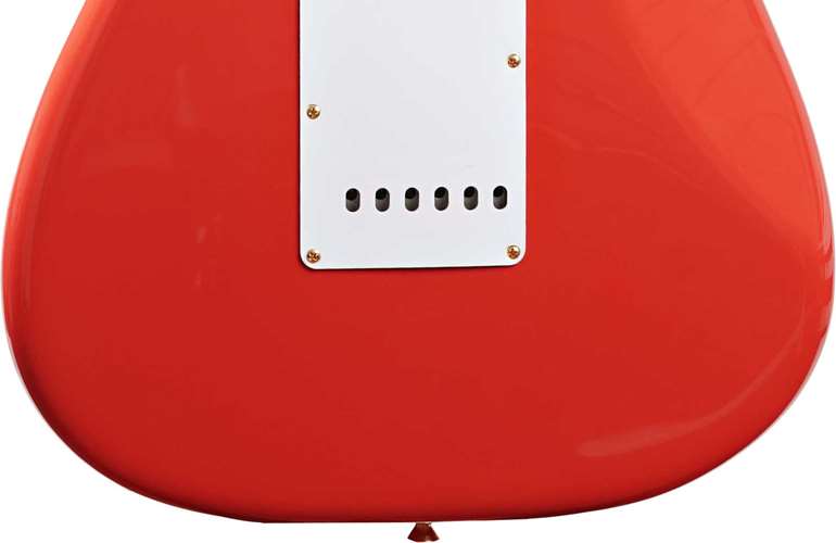 Fender Vintera II 50s Stratocaster Gold Hardware Maple Fingerboard Fiesta Red guitarguitar exclusive (Ex-Demo) #MX24081480 Fender Vintera II 50s Stratocaster Gold Hardware Maple Fingerboard Fiesta Red guitarguitar exclusive (Ex-Demo) #MX24081480