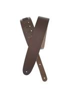 D'Addario Basic Classic Leather Guitar Strap Brown
