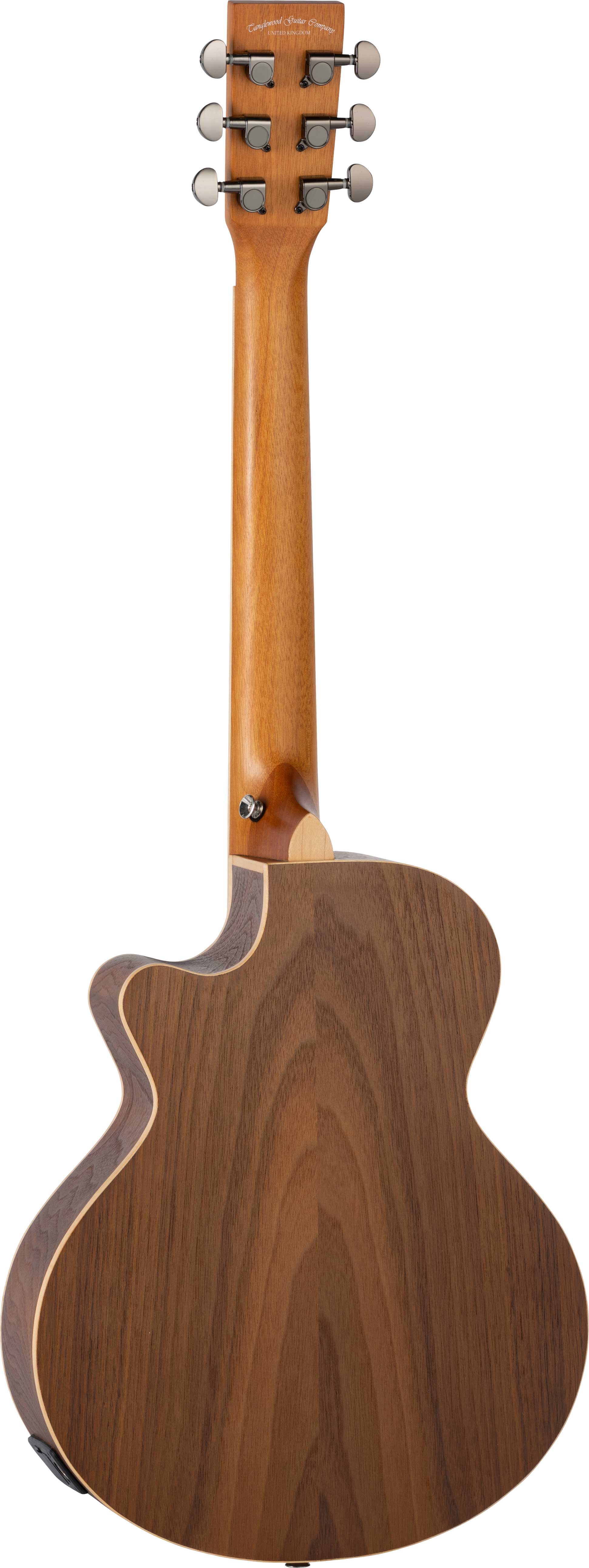 Tanglewood TRU2CEBW Reunion Pro Travel Guitar Black Walnut