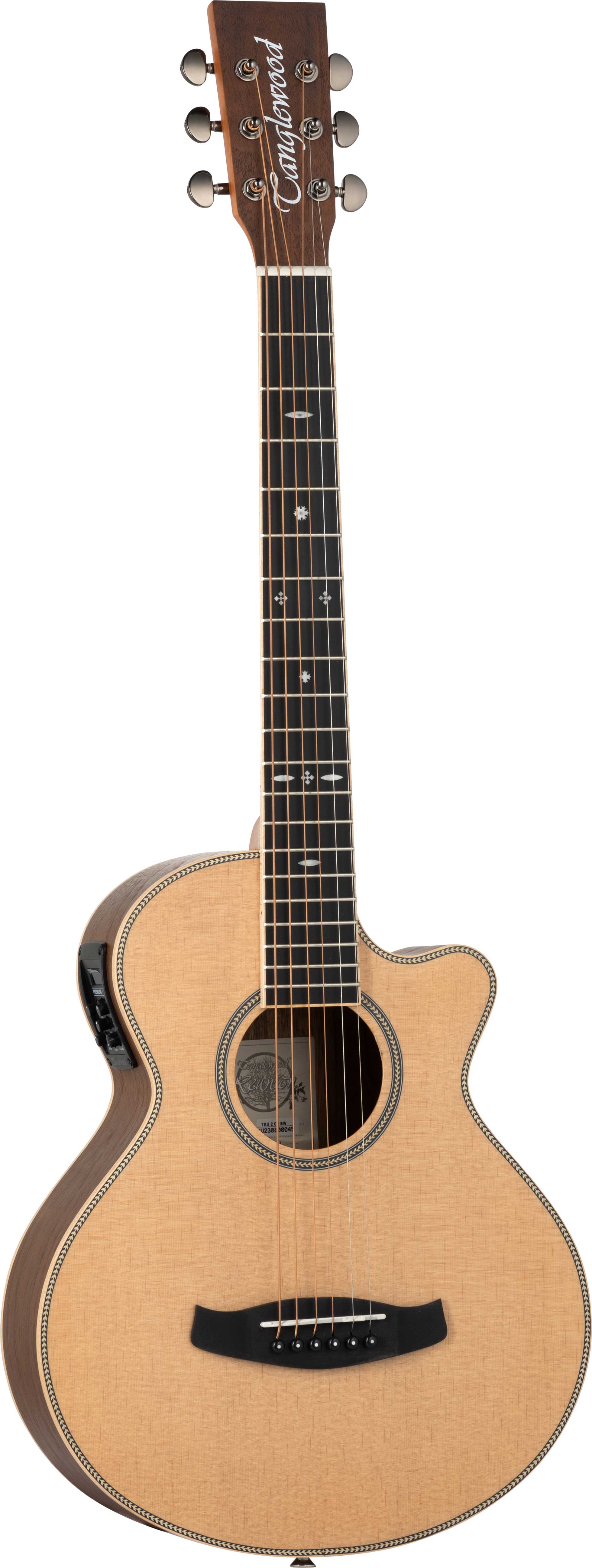 Tanglewood TRU2CEBW Reunion Pro Travel Guitar Black Walnut