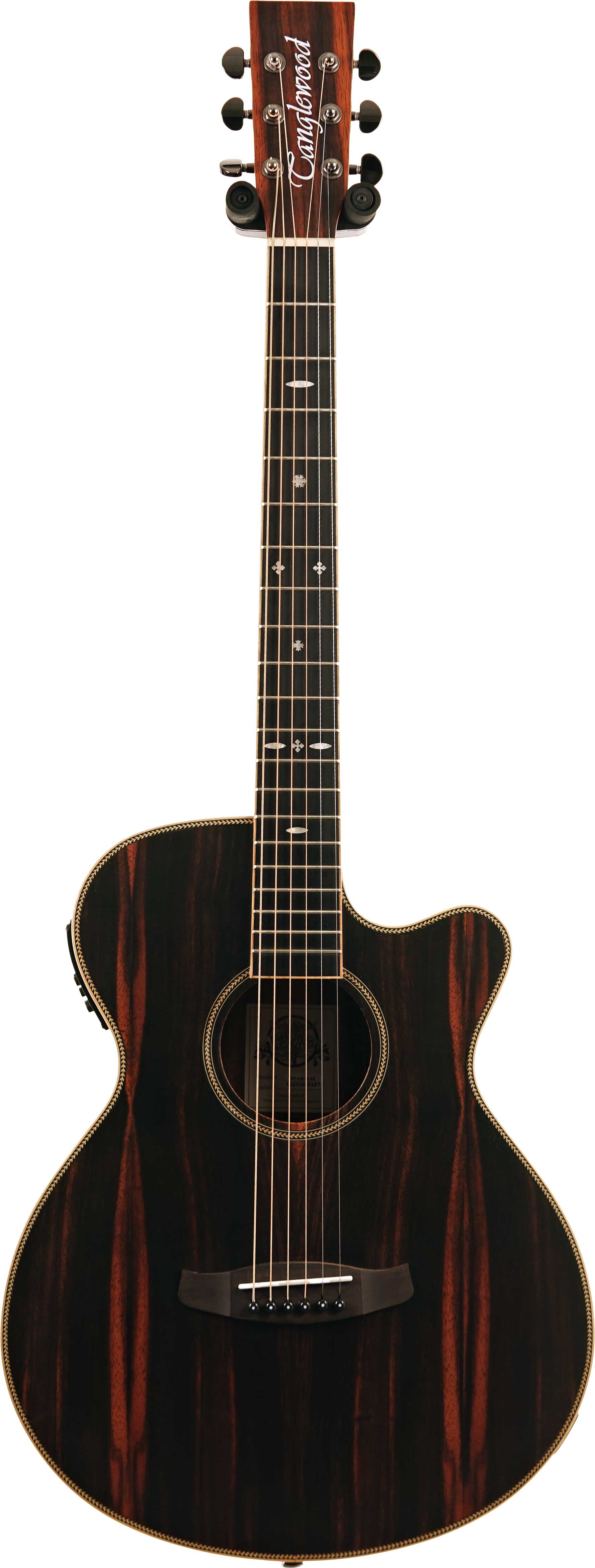 Tanglewood TRU4CEAE Reunion Pro Super Folk All Ebony #KU231000187