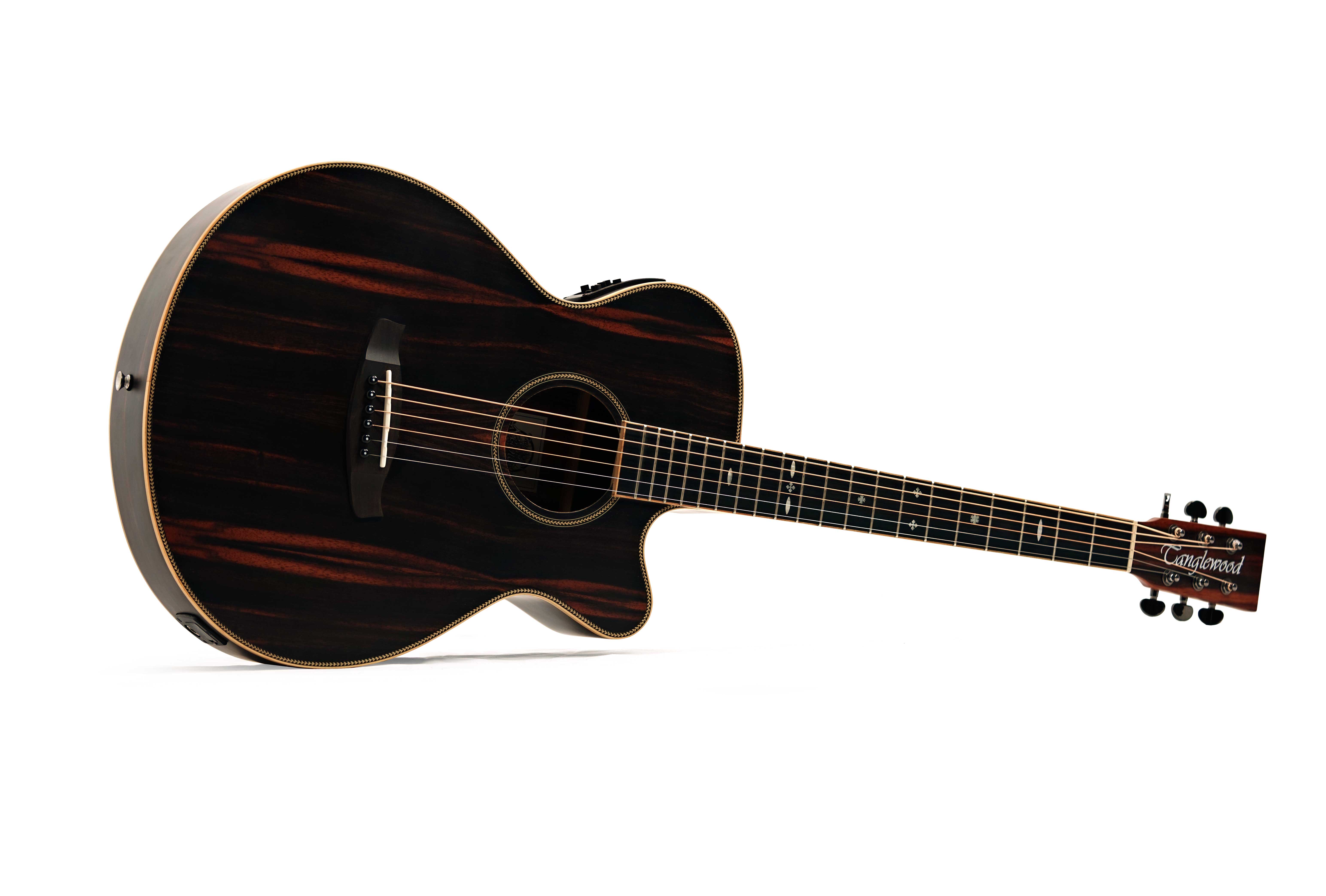 Tanglewood TRU4CEAE Reunion Pro Super Folk All Ebony #KU231000187