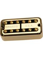DiMarzio New'Tron Bridge Pickup F-Spaced Gold Cover Black Insert