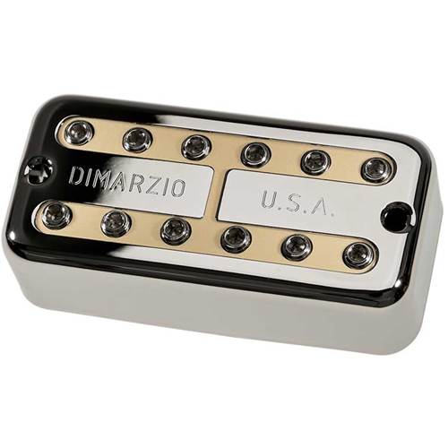 DiMarzio Super Distor'Tron Pickup F-Spaced Nickel Cover Cream Insert Humbucker Pickup DiMarzio Super Distor'Tron Pickup F-Spaced Nickel Cover Cream Insert Humbucker Pickup