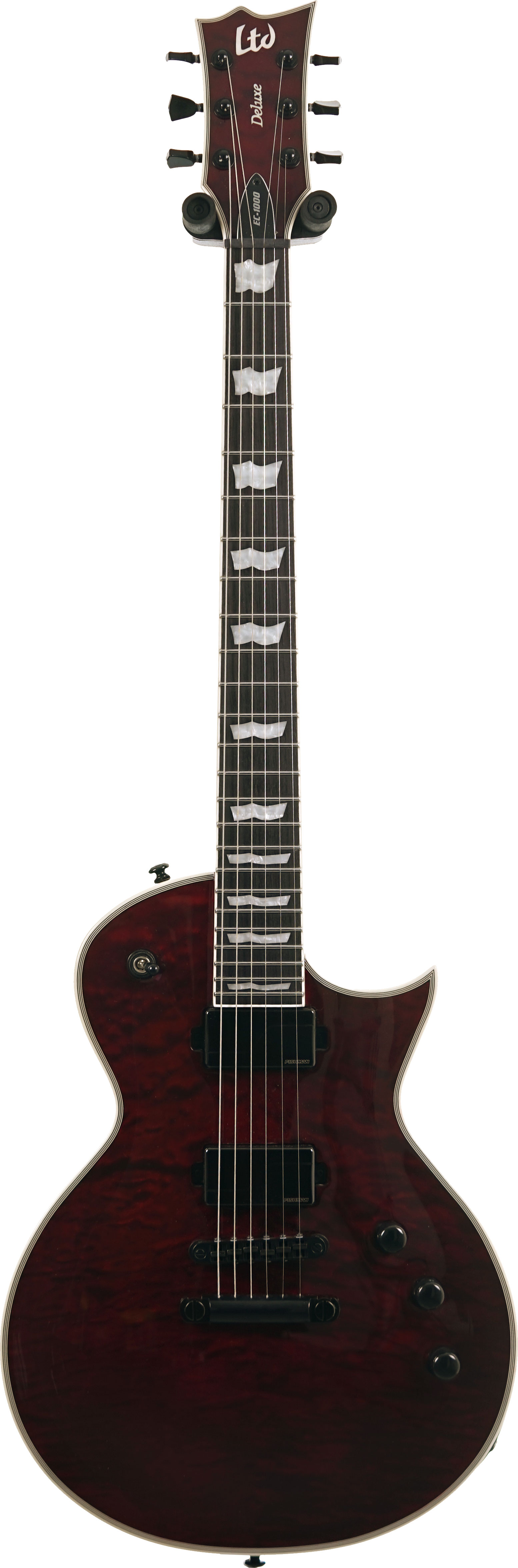 ESP LTD EC-1000 Quilted Maple See Thru Black Cherry Fluence (Nearly New) #W24032101
