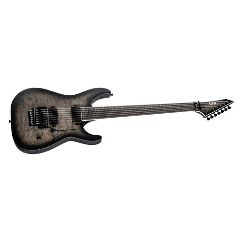 ESP LTD M-1007 Baritone Quilted Maple Charcoal Burst Satin ESP LTD M-1007 Baritone Quilted Maple Charcoal Burst Satin