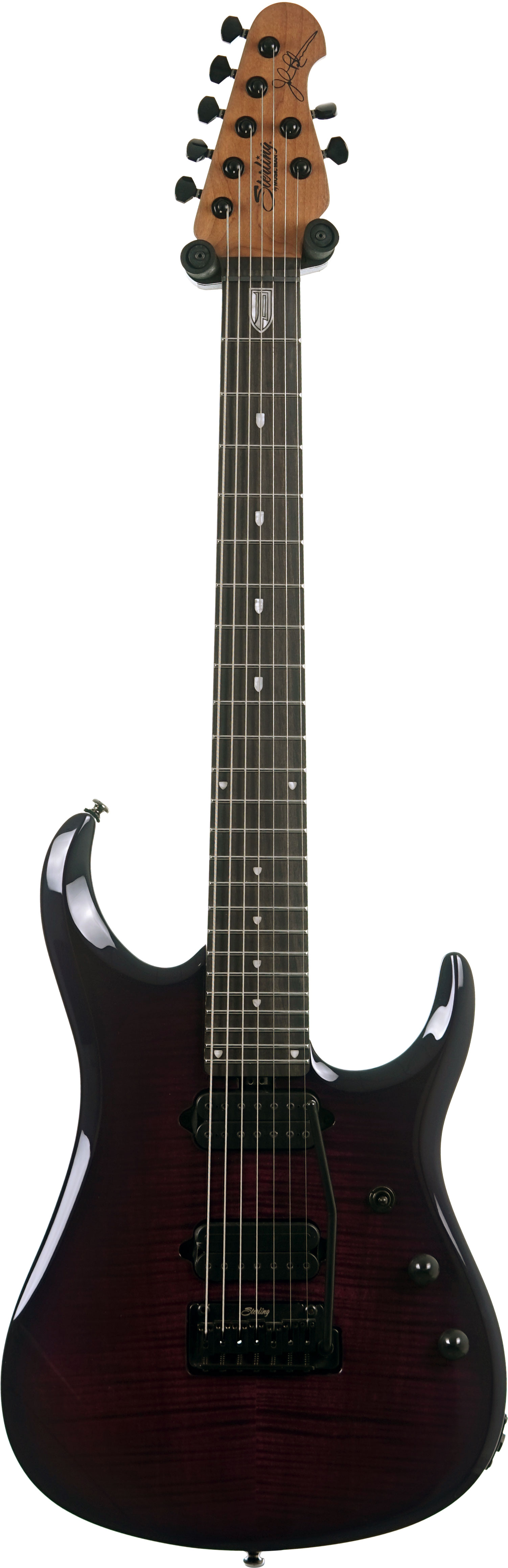 Music Man Sterling John Petrucci JP157D Flame Maple Purple Nebula