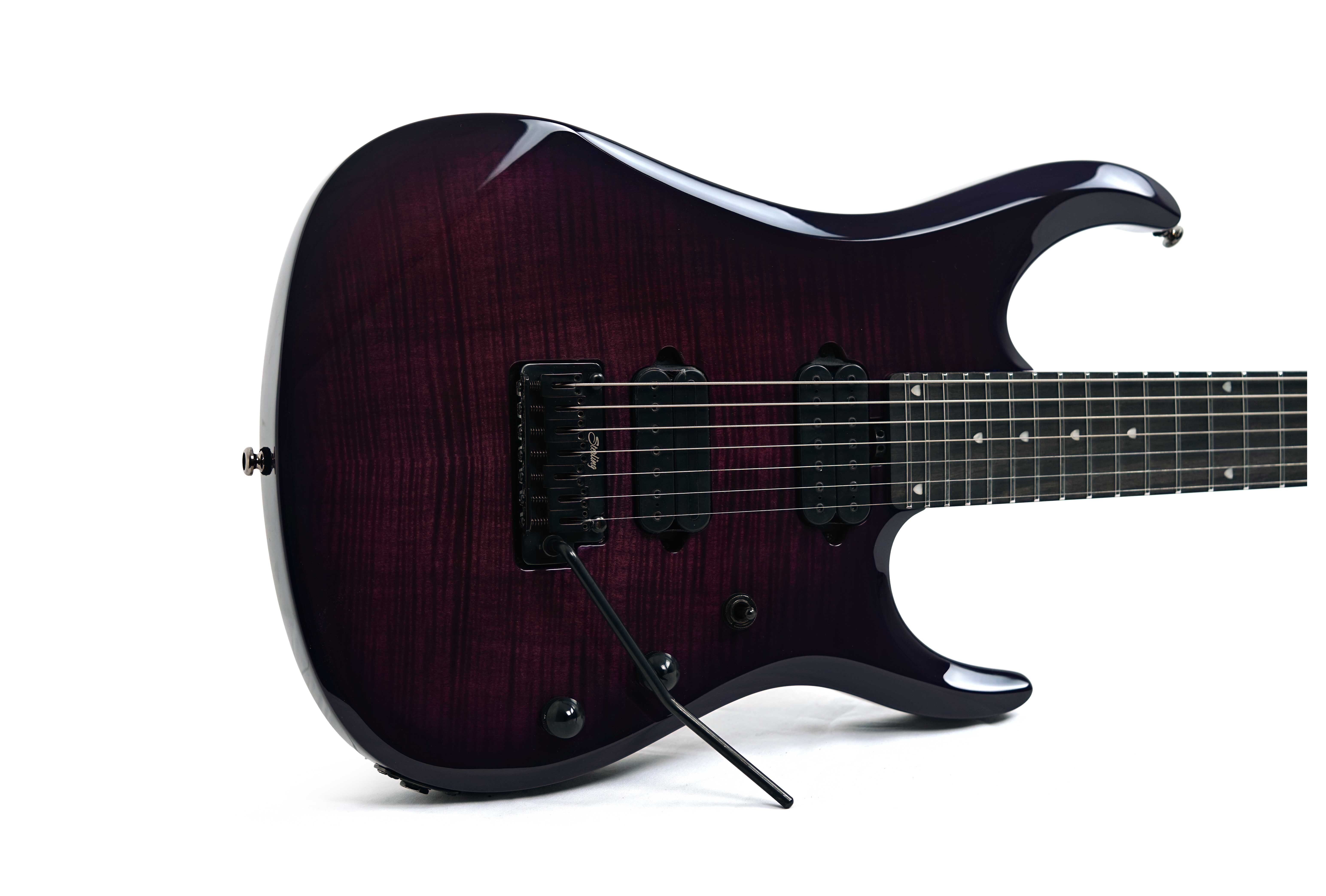Music Man Sterling John Petrucci JP157D Flame Maple Purple Nebula