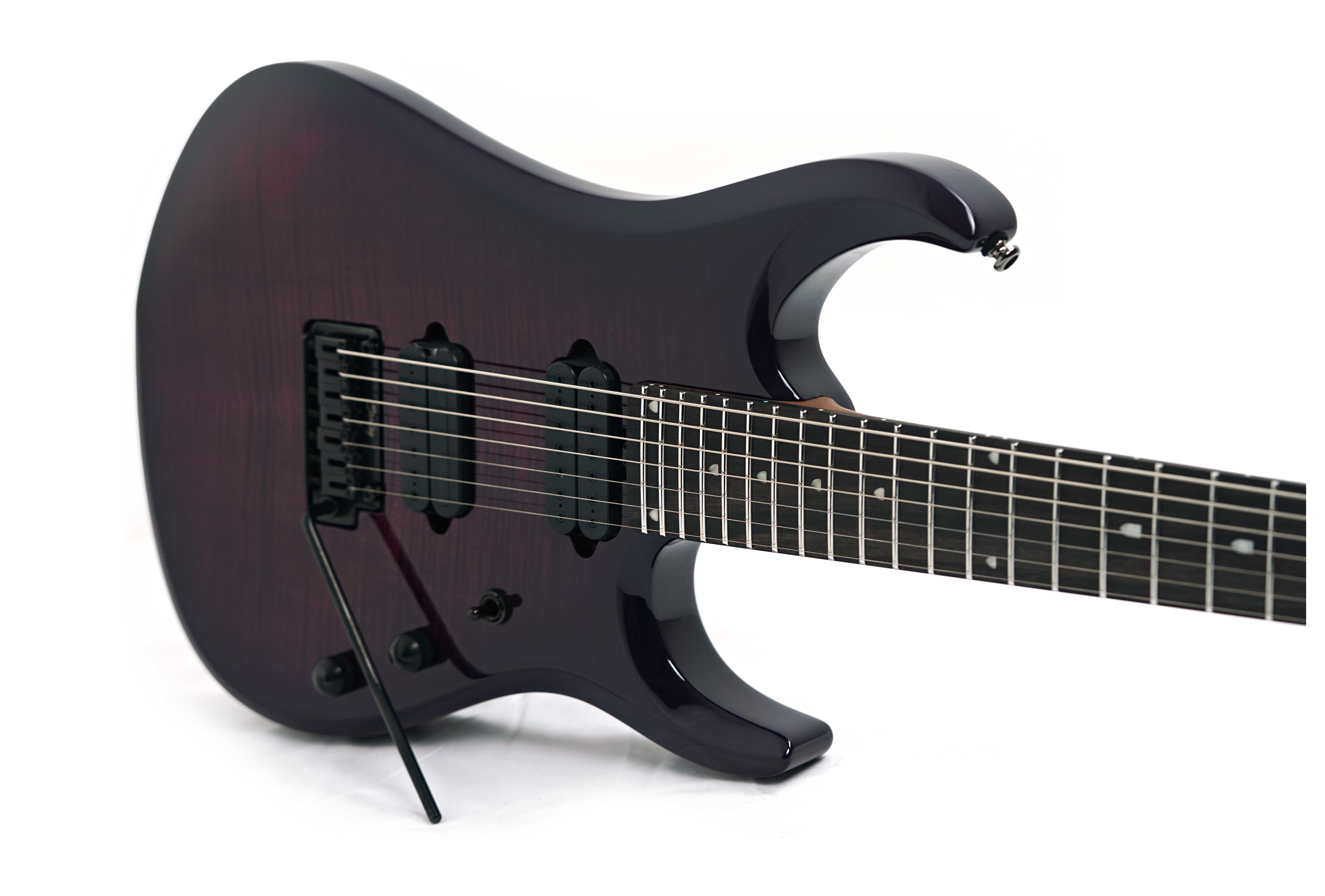 Music Man Sterling John Petrucci JP157D Flame Maple Purple Nebula