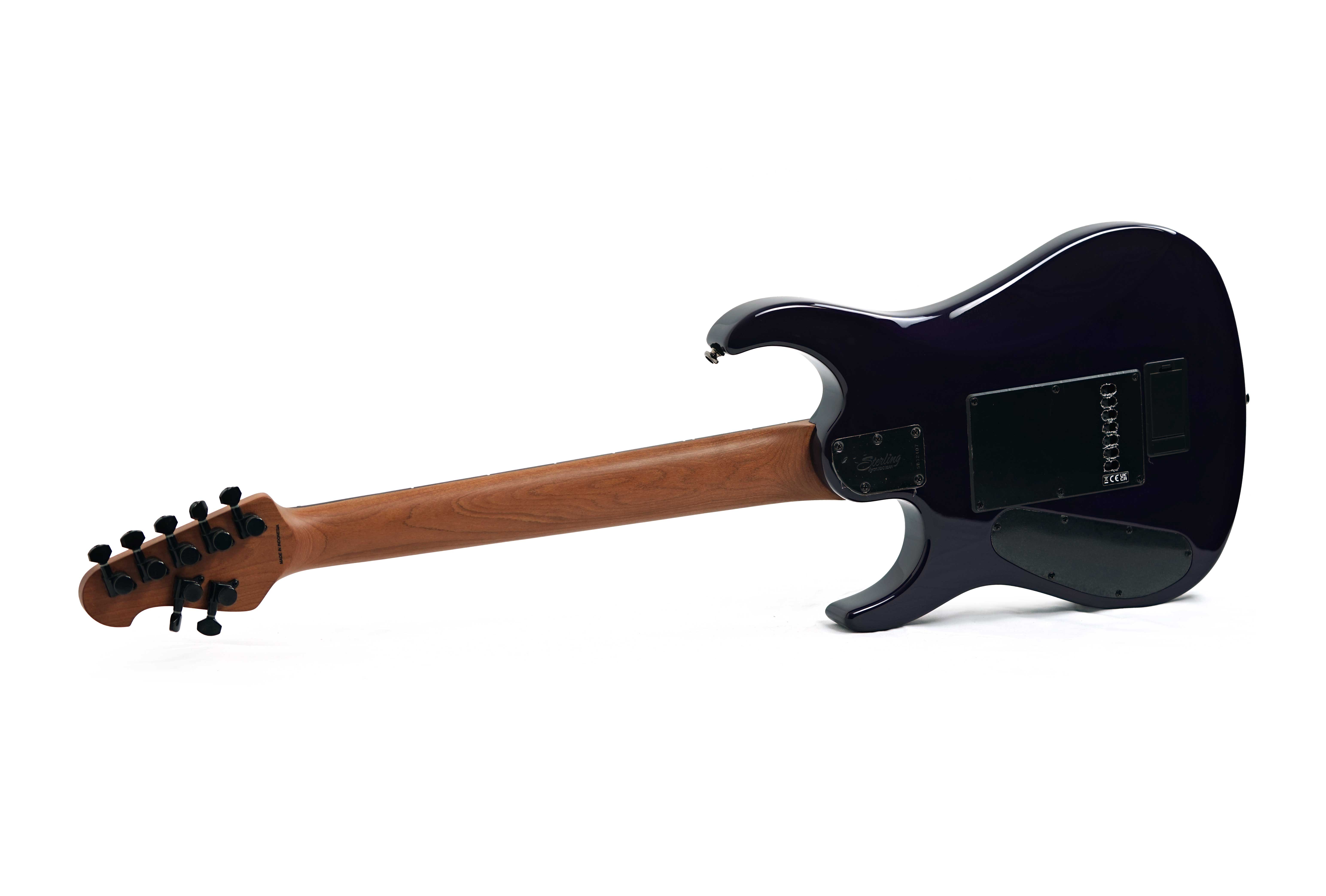 Music Man Sterling John Petrucci JP157D Flame Maple Purple Nebula