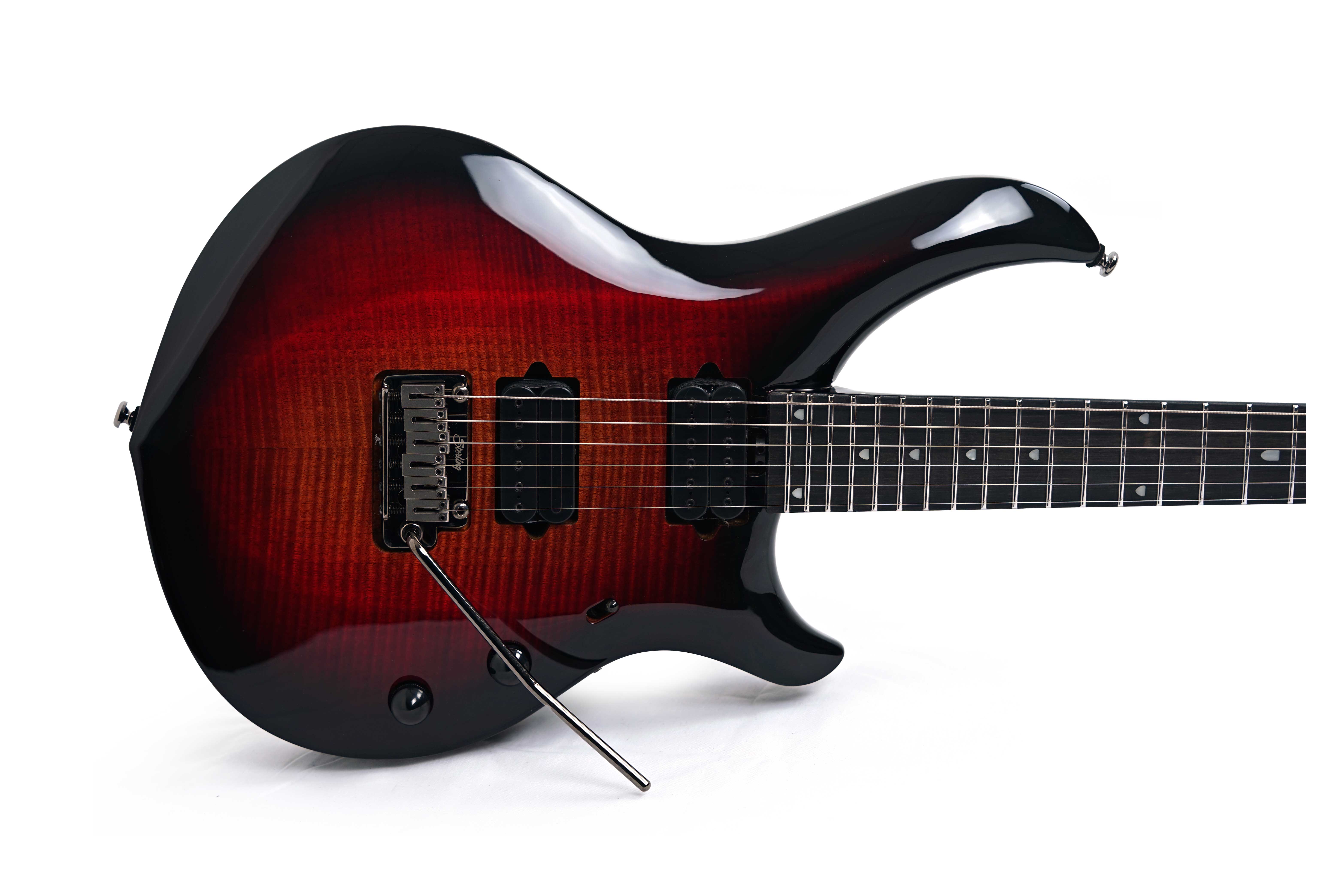 Music Man Sterling Majesty MAJ200X Flame Maple Tiger Eye