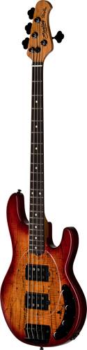 Music Man Sterling StingRay HH RAY34HH Spalted Maple Blood Orange Burst Music Man Sterling StingRay HH RAY34HH Spalted Maple Blood Orange Burst