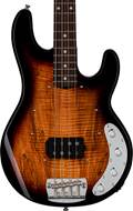 Music Man Sterling StingRay RAY34 Spalted Maple 3 Tone Sunburst
