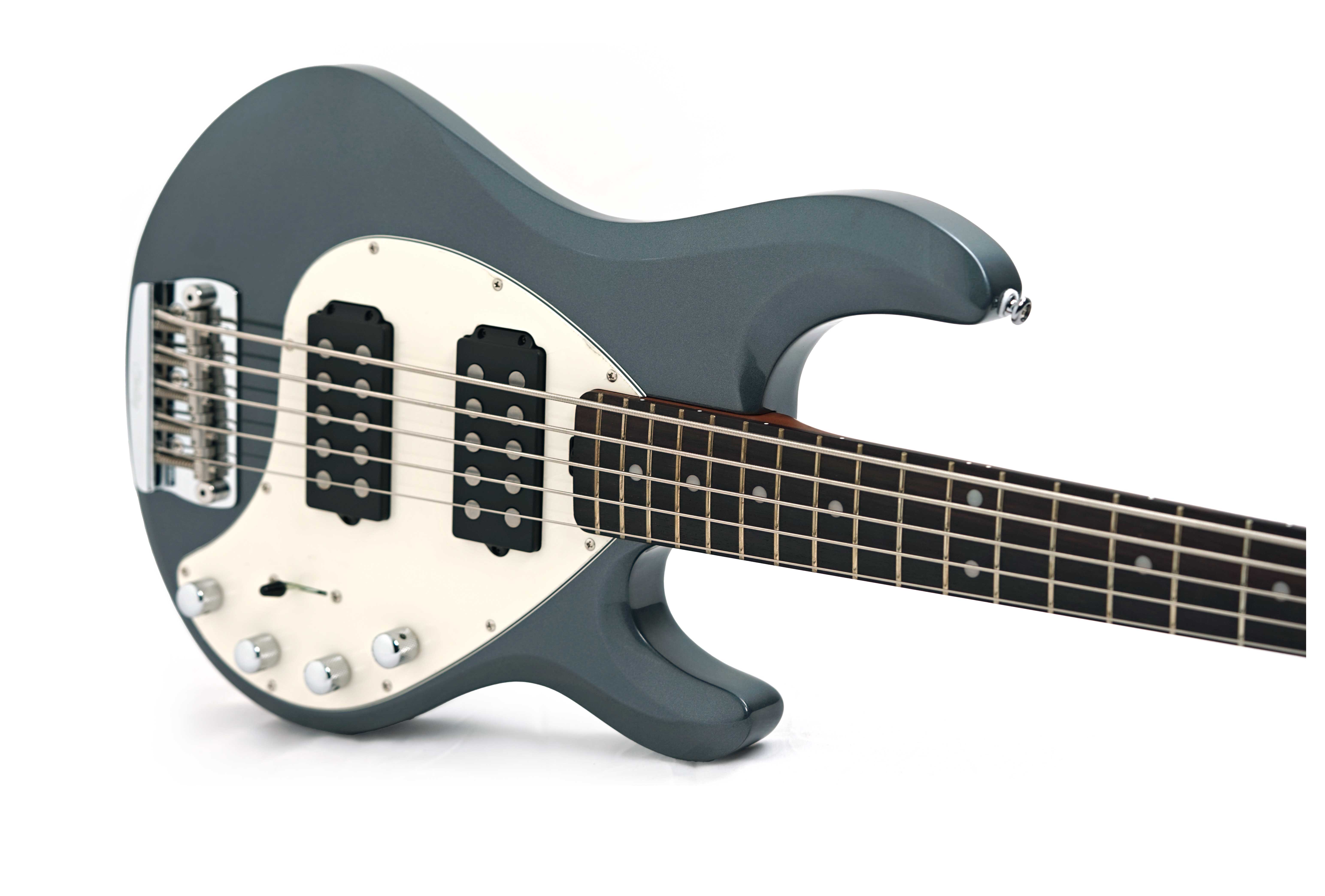Music Man Sterling StingRay 5 HH RAY35HH Charcoal Frost