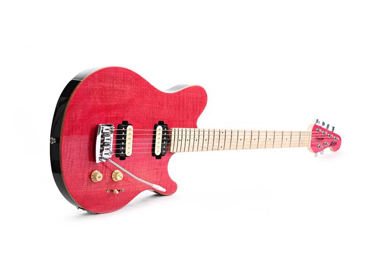 Music Man Sterling SUB Axis AX3 Flame Maple Stain Pink (Ex-Demo) #B209865 Music Man Sterling SUB Axis AX3 Flame Maple Stain Pink (Ex-Demo) #B209865