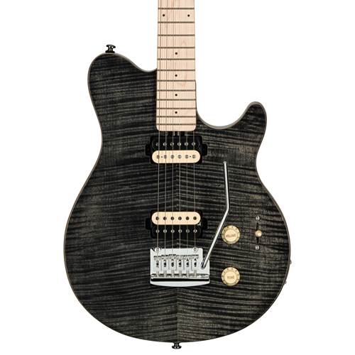 Music Man Sterling SUB Axis AX3 Flame Maple Trans Black Music Man Sterling SUB Axis AX3 Flame Maple Trans Black