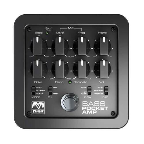 Palmer Pocket Amp Bass Portable Bass Preamp Palmer Pocket Amp Bass Portable Bass Preamp